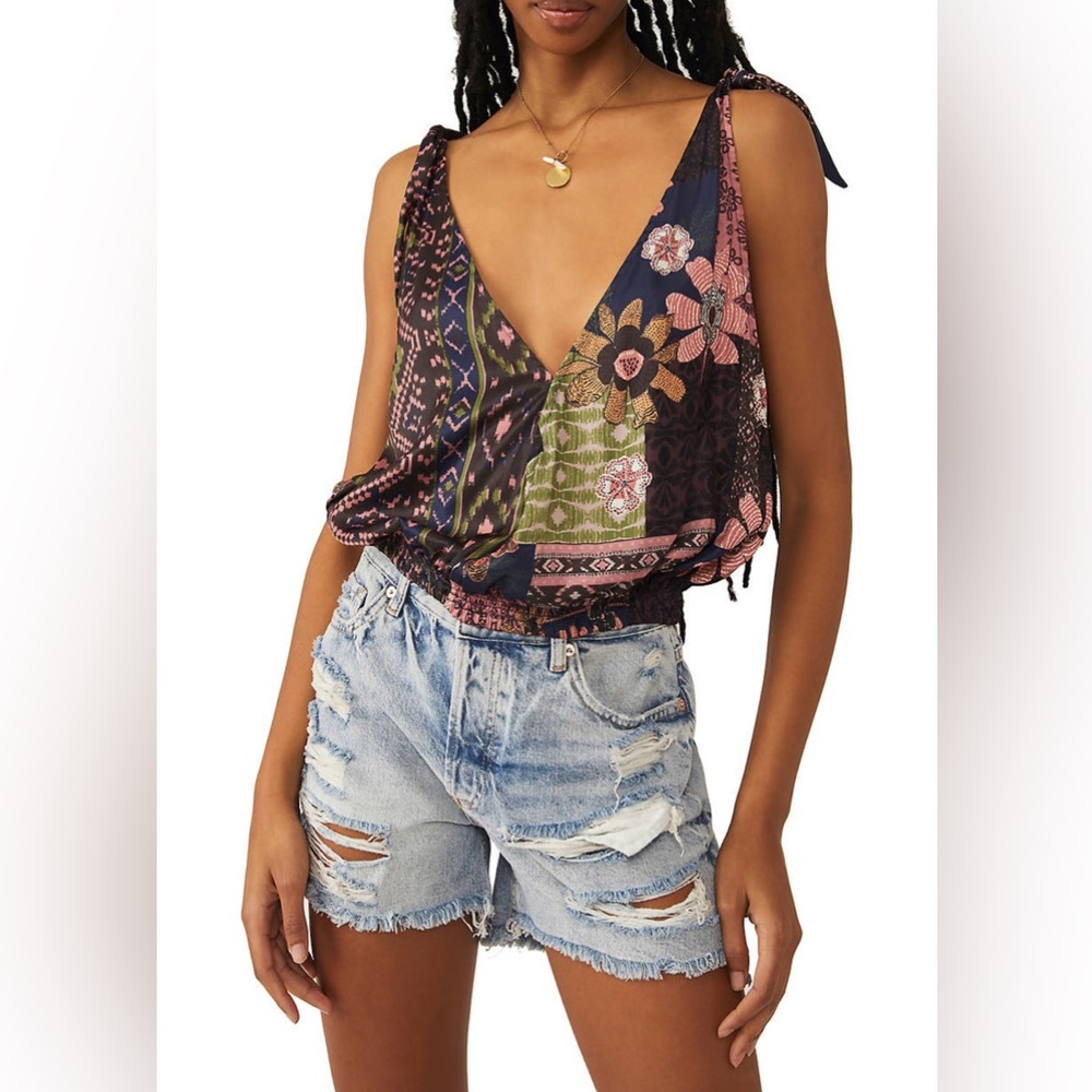 NWT Free People Tied To You Tank Top